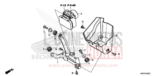 MODULATEUR ABS CBR500RAM de 2021